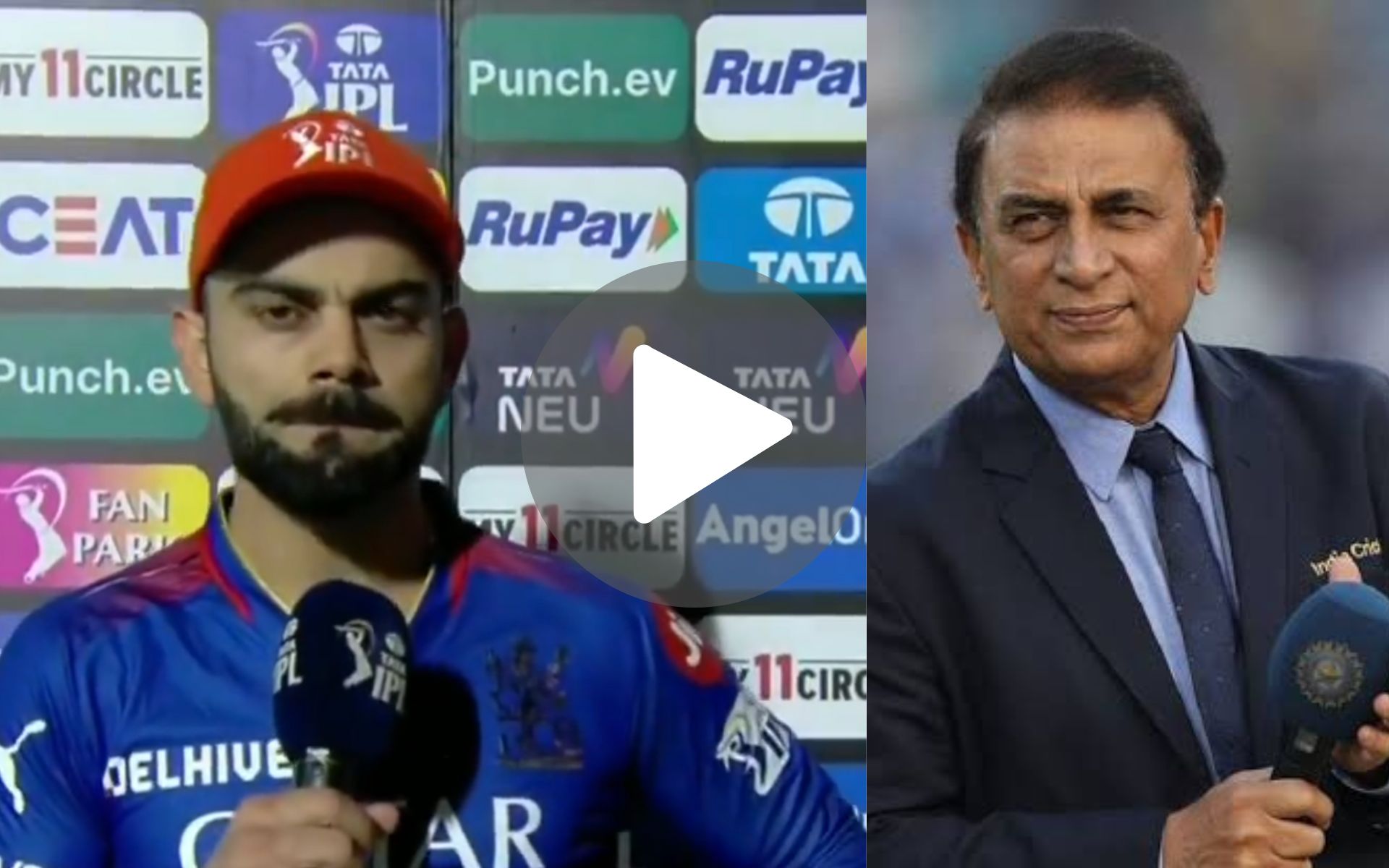 [Watch] Virat Kohli Sends Gavaskar A Savage Reply After 92-Run Knock At 196 SR Vs PBKS